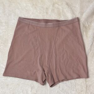 Gilly Hicks Mauve Pink Waffle Knit Shorts